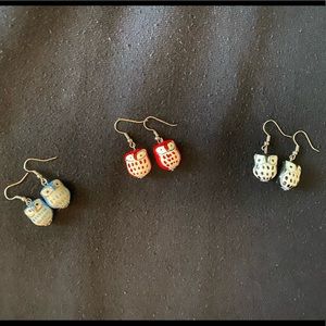 Owl earrings